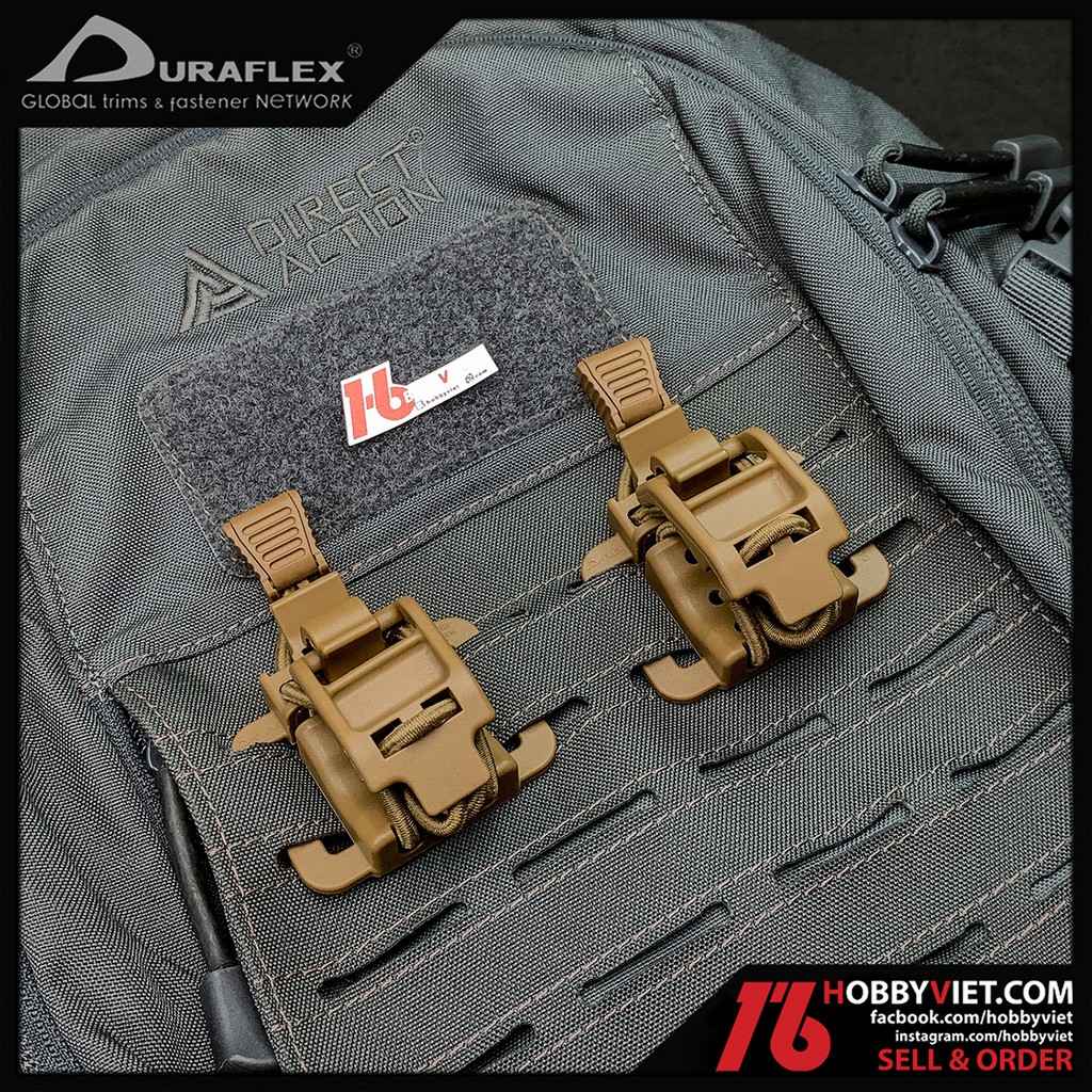 Nẹp đa năng molle tactical đa dụng