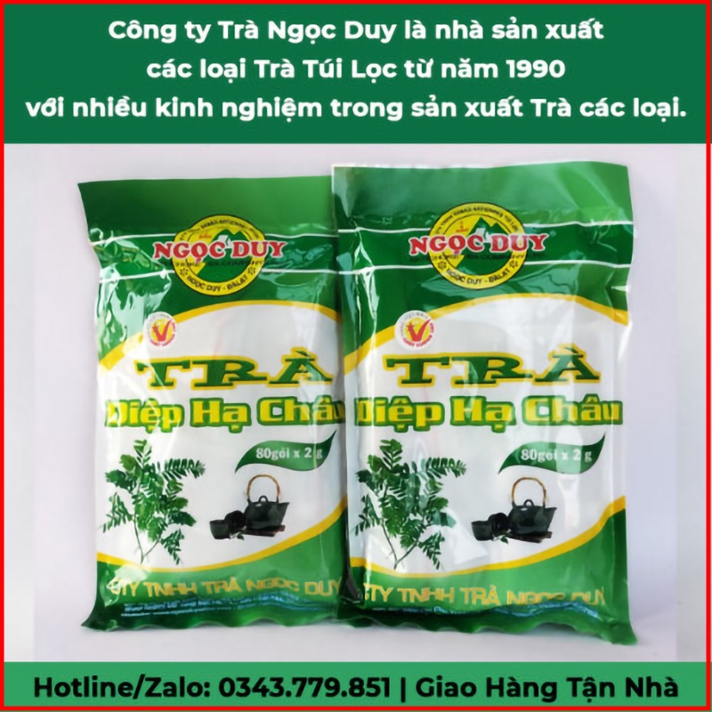 Trà Diệp Hạ Châu Ngọc Duy Hỗ Trợ Thanh Can Lợi Mật [Gói 160g]