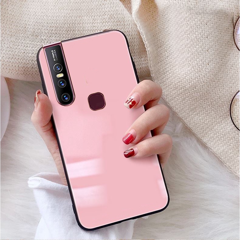 Ốp Lưng VIVO V15  Mặt kính gương sáng bóng cao cấp