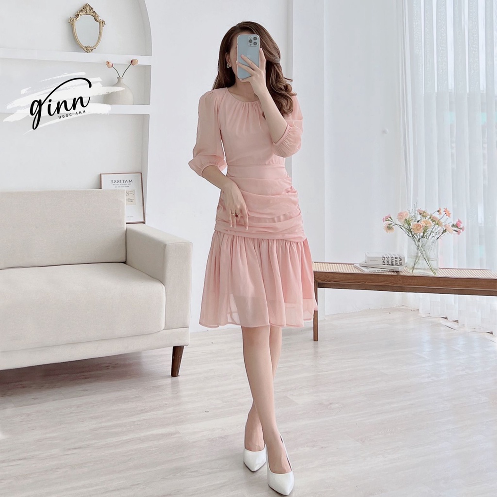 Váy Tiểu Thư Dáng Đuôi Cá siêu xinh Ginn E070