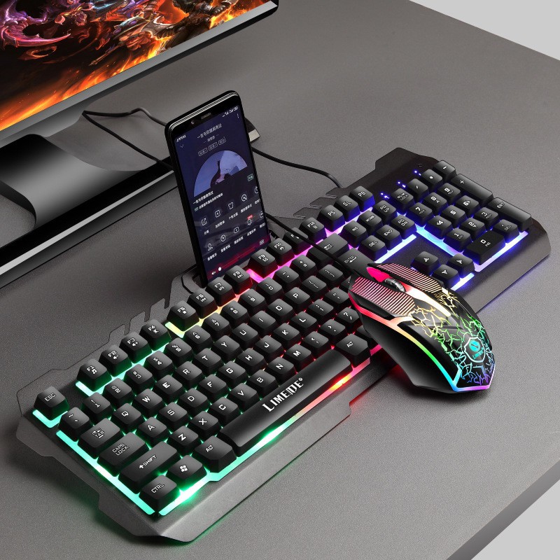 Bộ Bàn Phím Và Chuột Chơi Game Có Đèn Led Nền | BigBuy360 - bigbuy360.vn
