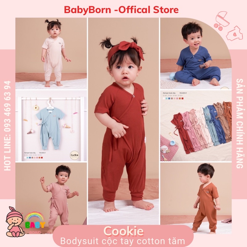 Cookie - Body cộc cotton tăm lạnh mềm, mát