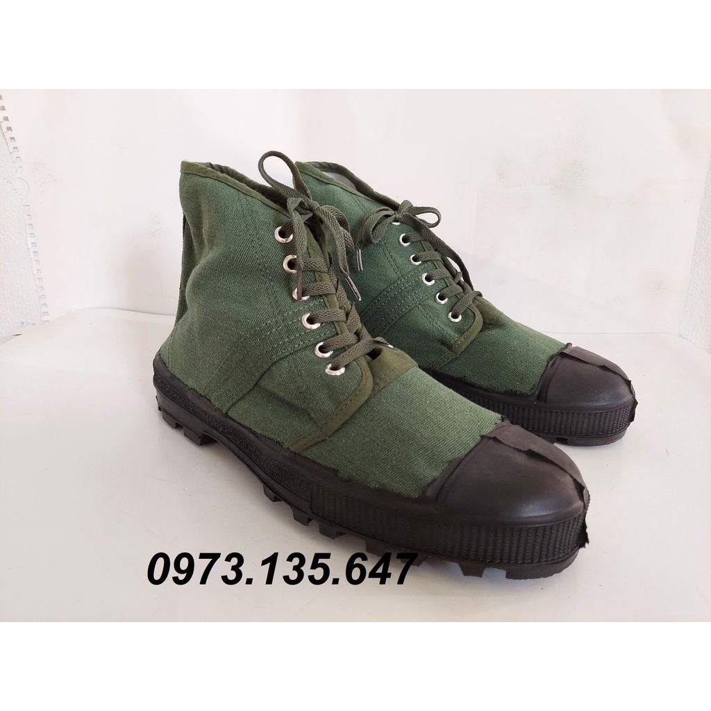 Giày Vải Bảo Hộ Lao Động - Đế Cao Su - Công Ty 32