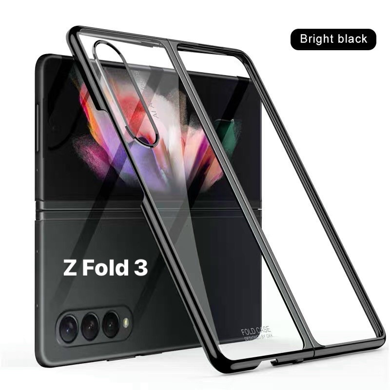 Ốp Likgus  lưng trong suốt viền si Samsung  ZFold 5/ Z Flip 5/ Z flod 4/ Z FLip 4