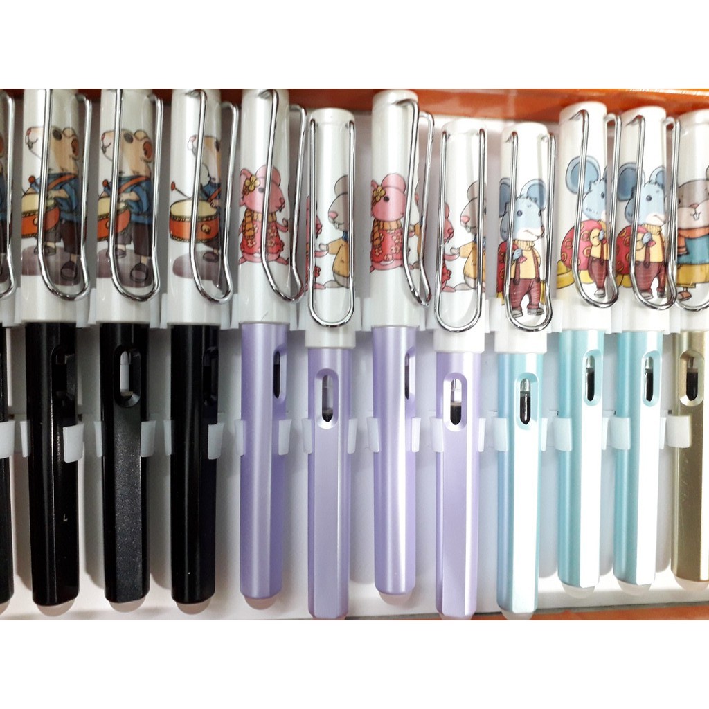 Bút máy hình  có đầu tẩy tay cầm định vị