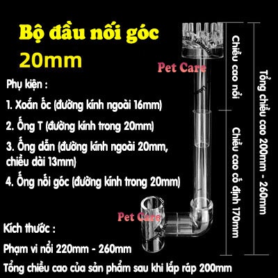 Bộ lọc váng xoay bể cá