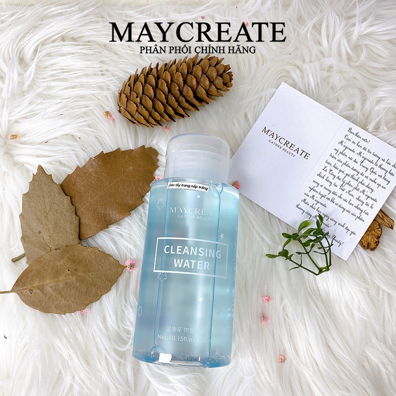 Nước tẩy trang 300ml MayCreate tẩy trang sạch sâu