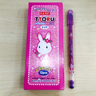 Hộp bút nước - Viết nước TTORU Hàn Quốc 0.4mm - Mực tím