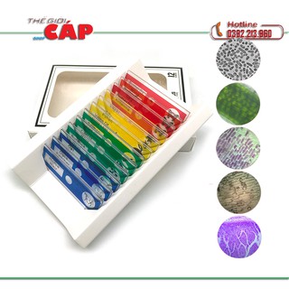 Bộ 12 Tiểu Bản Mẫu Vật Của Động Thực Vật Dùng Trên Kính Hiển Vi