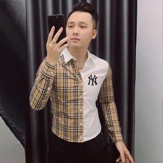 Áo sơ mi nam buberry new york phong cách | áo sơ mi ny đẹp