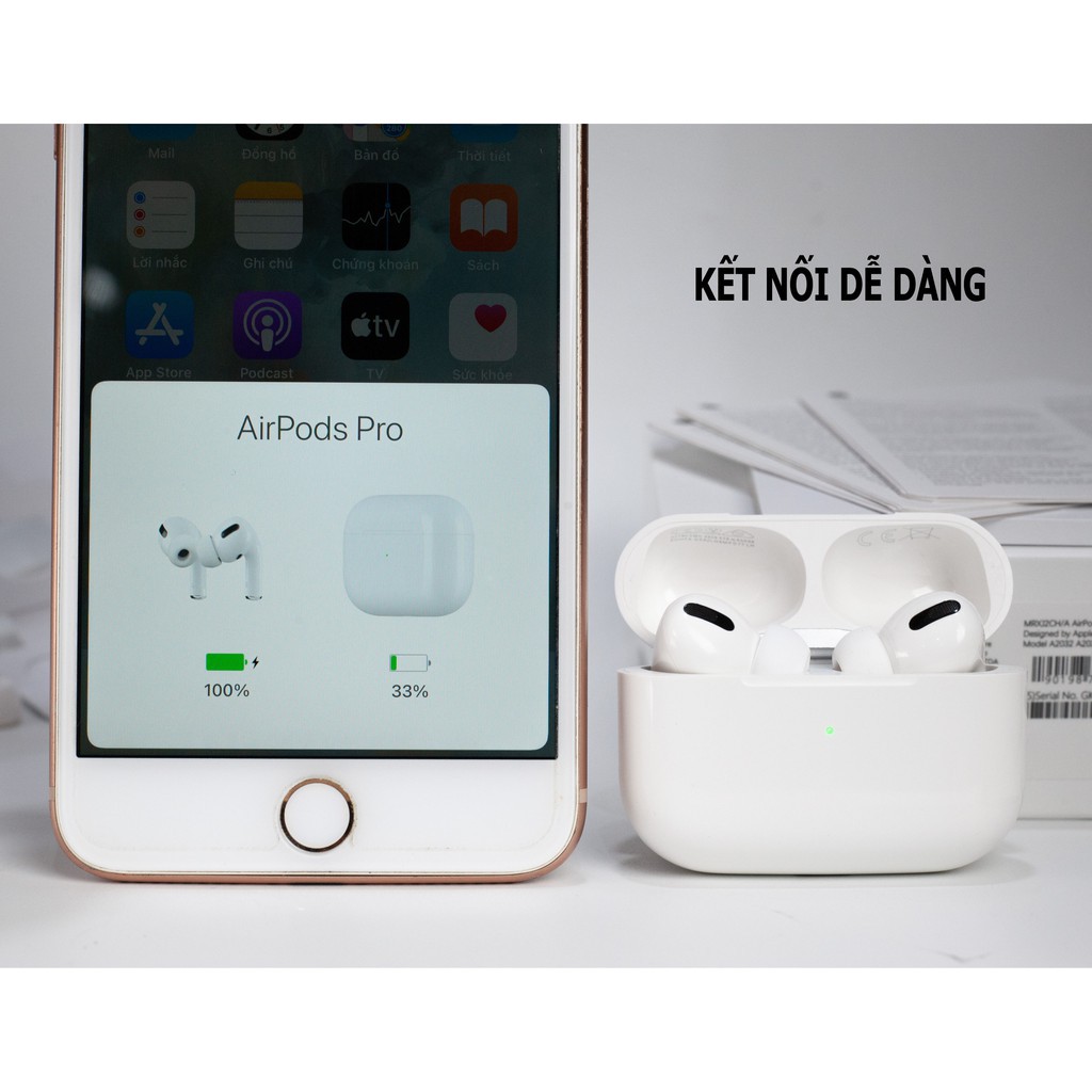 Tai Nghe Bluetooth Không Dây 5.0 Airpods 2 Pro TWS Định Vị - Đổi Tên - Xuyên Âm - Chống Ồn Chủ Động Phiên Bản Nâng Cấp