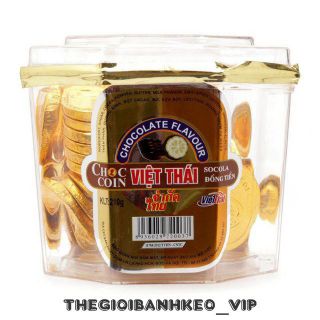 Hộp 210gr socola đồng tiền việt thái & hải việt