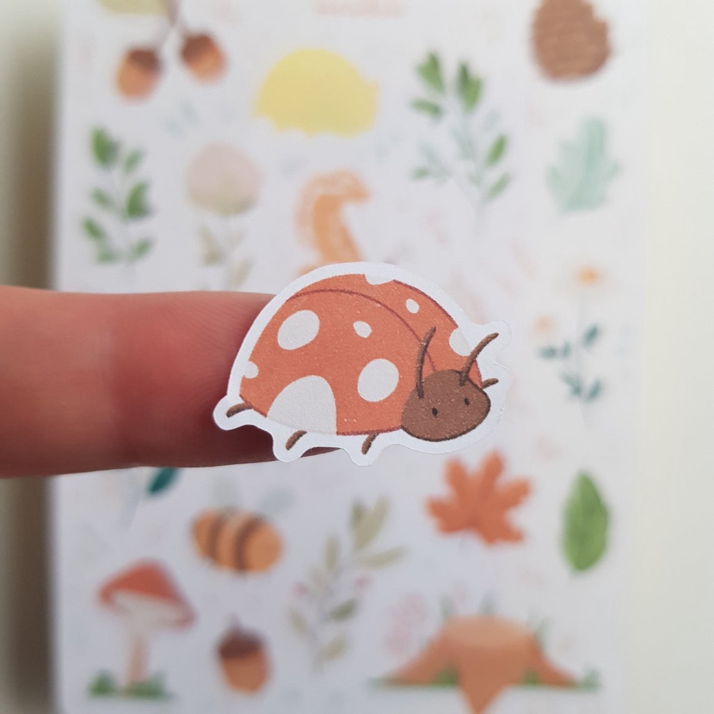 Sticker Sheet Chủ Đề: Thiên Nhiên - Chuyên dán sổ | Bullet Journal Stickers, Kawaii Stickers, Meadow Sticker