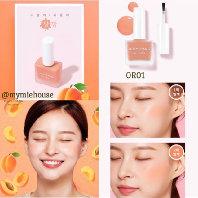 MÁ HỒNG JUICY PANG BLUSHER A'PIEU SALE 50%