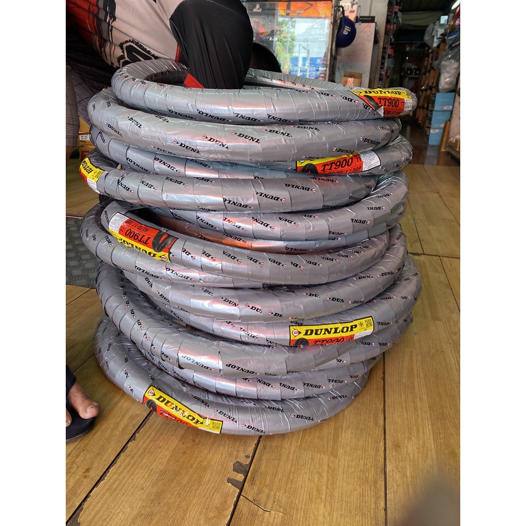 Vỏ Dunlop thái chữ vàng cao cấp TT900 60/90-17, 70/90-17  xe wave-sirius-exciter-winner