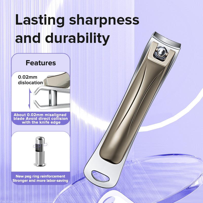 Set 4 dụng cụ trang điểm lông mày/ cắt tỉa móng tay llano tiện lợi kèm hộp đựng bằng da ốp