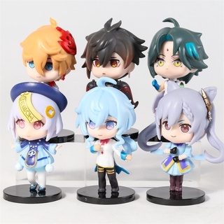 Mô hình chibi nhân vật Klee Babara Venti Fischl Diluc Kequing Paimon Qiqi Zhongli Genshin Impact