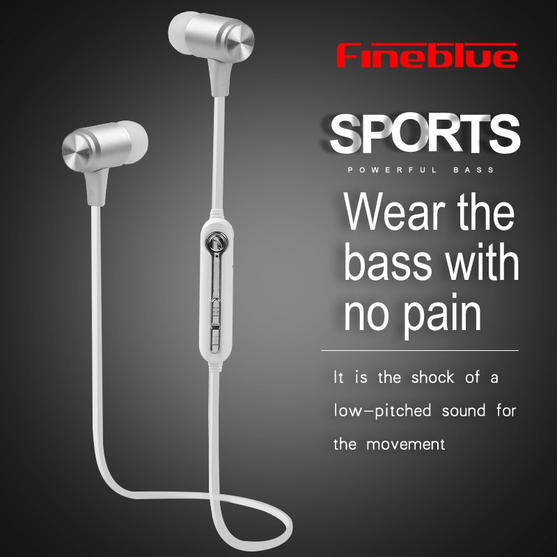 Tai nghe Bluetooth Fineblue mate9s kèm mic thoại