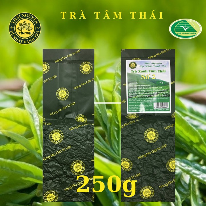 Com bo 4 gói Chè Thái Nguyên 250g - 1kg Chè Thái Nguyên - Trà Xanh Tâm Thái Số 2