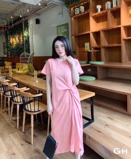 Váy phông xuông xoắn eo !
