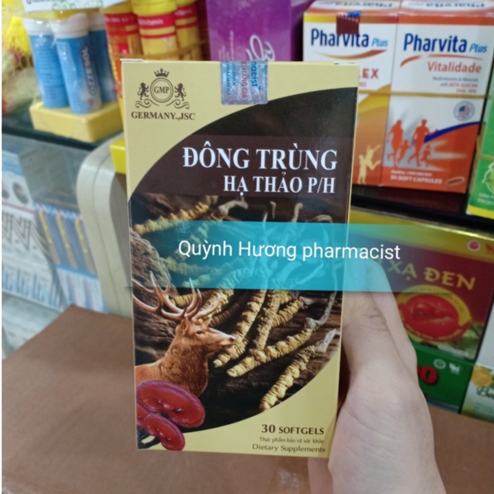 Viên uống ĐÔNG TRÙNG HẠ THẢO P/H hộp 30 viên giúp bồi bổ cơ thể
