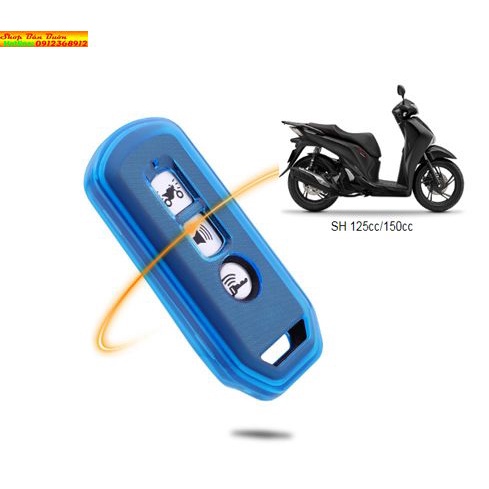 Bọc Chìa Khoá SmartKey Xe Máy SH, SH mode, AirBlade / AB, Vision, Lead, PCX, Vario 150, Click - TPU Trong suốt Remote