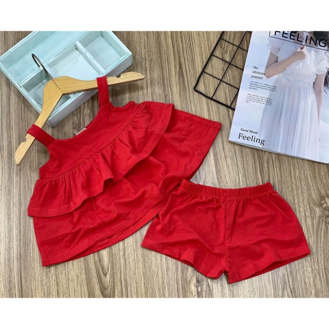 Combo 5 bộ cotton dành cho be gái