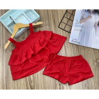 Combo 5 bộ cotton dành cho be gái