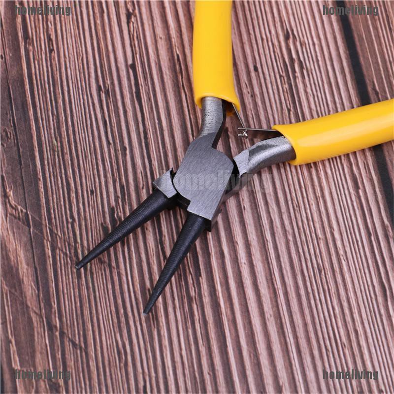 Kìm Mũi Tròn Mini Bằng Thép Carbon Làm Trang Sức Thủ Công DIY