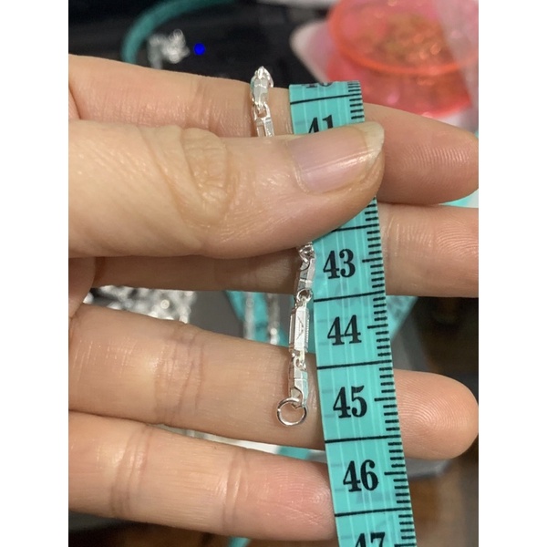 Dây chuyền nam trẻ em khúc tròn dài tầm 45cm phay tam giác rô kim tiền nặng tầm 3 chỉ bạc NGỌC MẬU