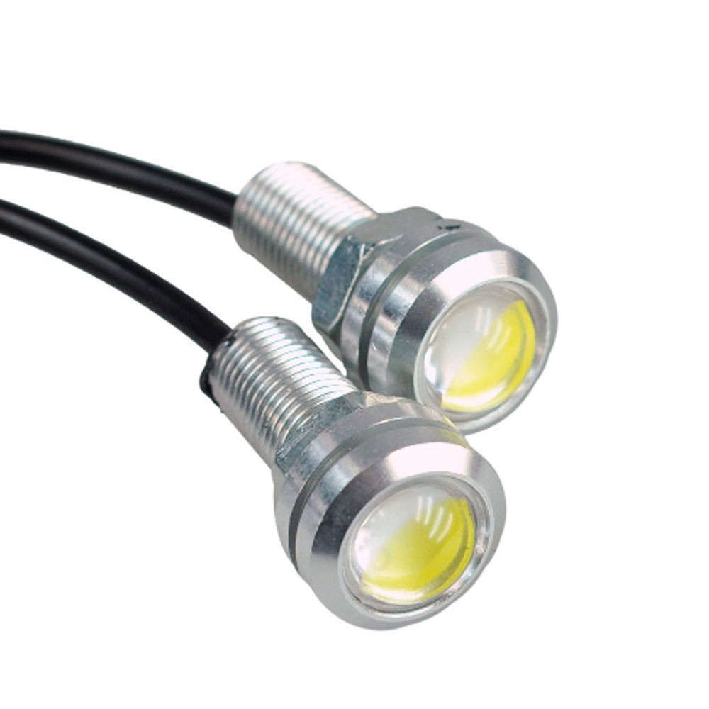 Đèn LED Mắt Đại Bàng 18mm DC 12V 24V 9W Ánh Sáng Trắng / Xanh Dương / Vàng / Hồng Đa Ứng Dụng Cho Xe Hơi