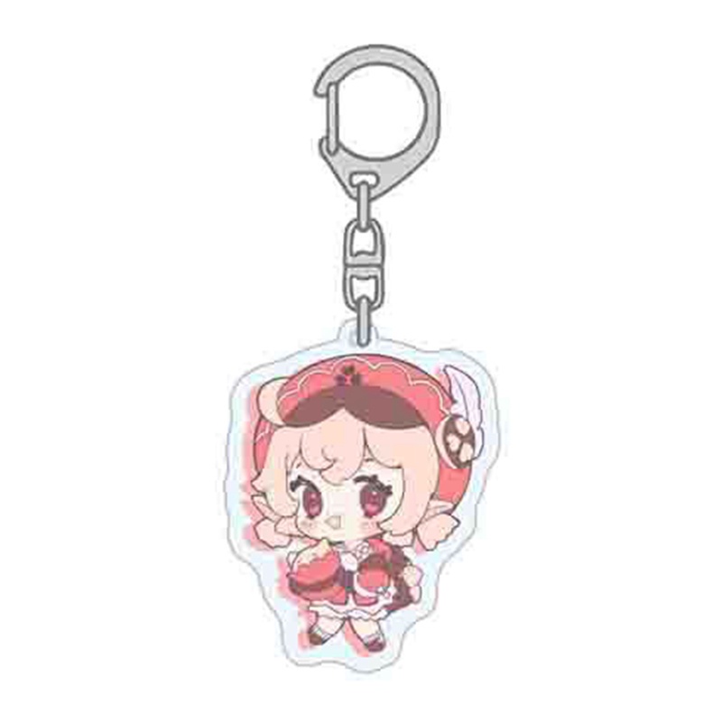 Tmdbyx Móc khóa hai mặt acrylic in hình nhân vật trong game Morax Klee