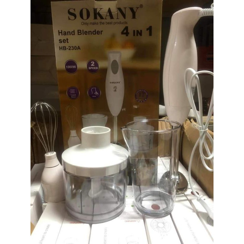 ‼️MÁY XAY CẦM TAY SOKANY SONAKY CÓ CỐC LỌAI TO