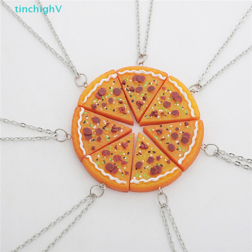 1 Dây Chuyền Tình Bạn Mặt Pizza Cho Nam Và Nữ 1 Dây Chuyền Tình Bạn Mặt Pizza Bánh Pizza 1pc