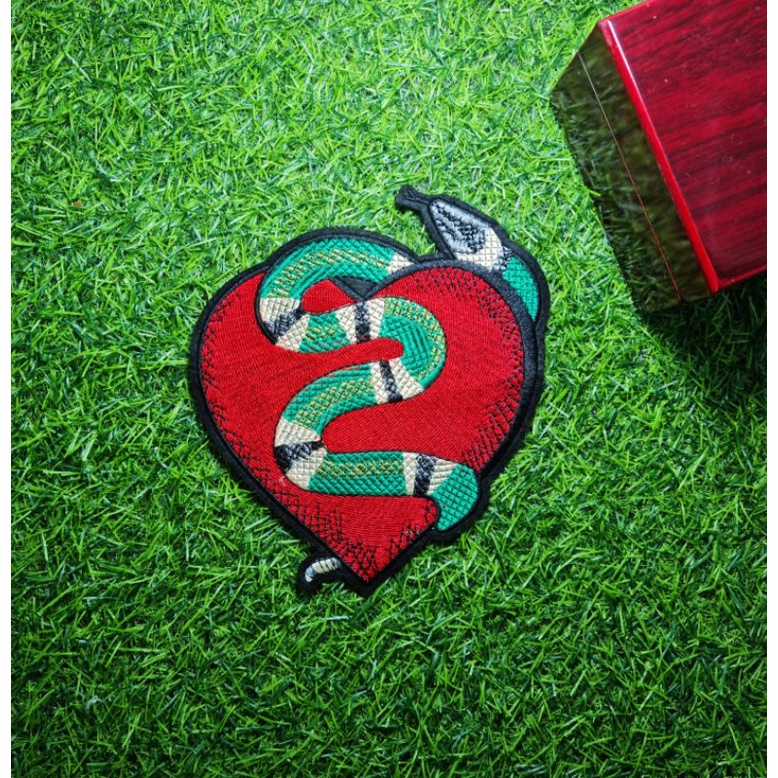 Patch Thêu Ủi/Logo Ủi/Sticker/HuyHiệu Rắn Gucci
