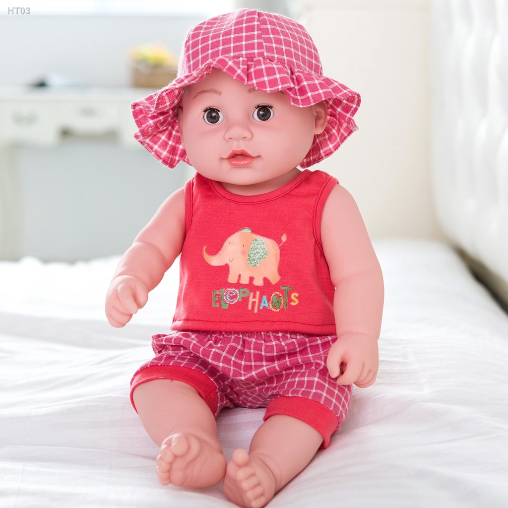 ✁▦Mô phỏng em bé nói và hát búp bê sang trọng khăn tắm nam nữ đồ chơi trẻ