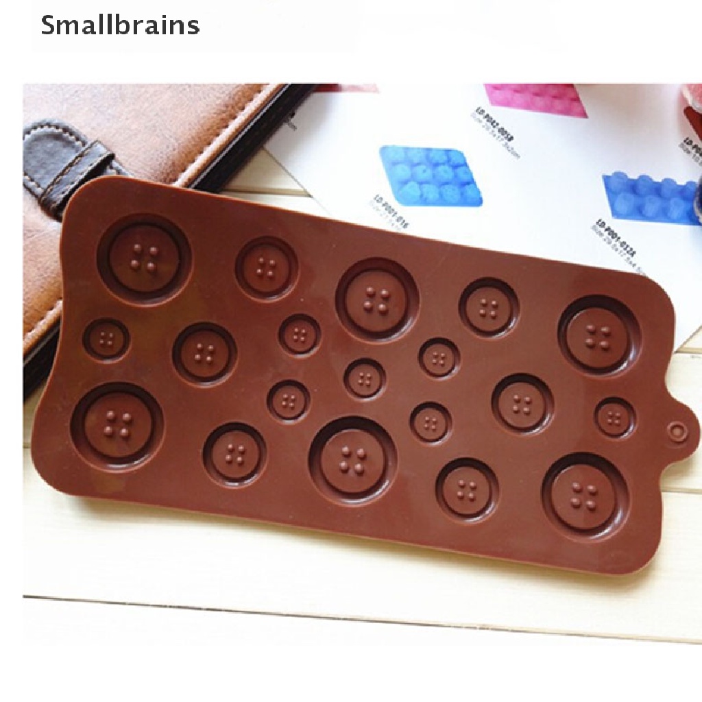 1 Khuôn Silicone Làm Bánh Hình Nút Áo Độc Đáo