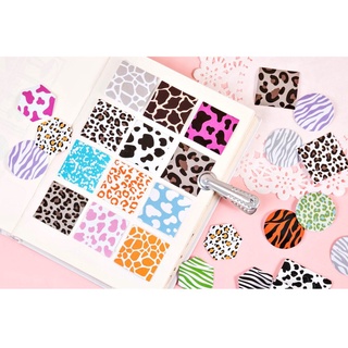Hộp 46 stickers da vằn