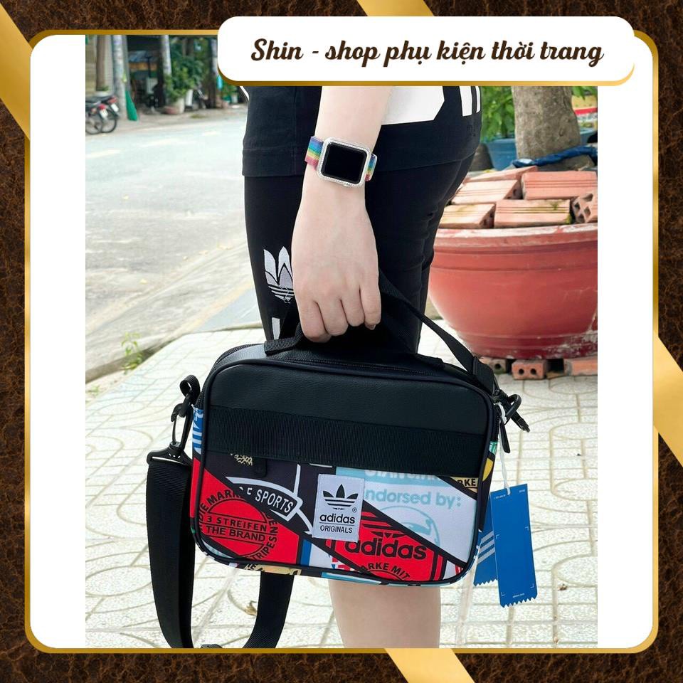 Túi đeo chéo unisex chất da mềm dữ fom cực tốt - Túi đeo vai thể thao chống nước cực tốt - Shin Shop | BigBuy360 - bigbuy360.vn