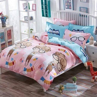FULL SET CHĂN GA GỐI POLY COTTON