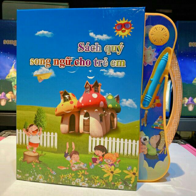Sách song ngữ 23 trang cho bé