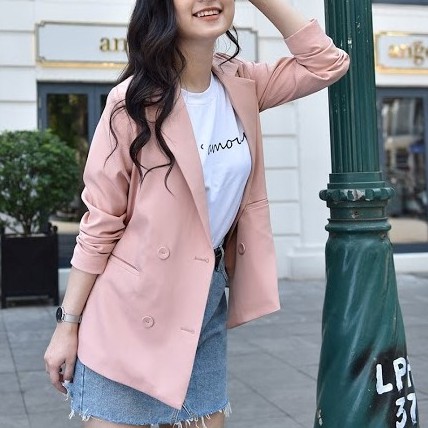 MAIIMER - Áo blazer 2 lớp Lucia