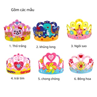 Vương miện 3D thủ công Melicaco cho bé