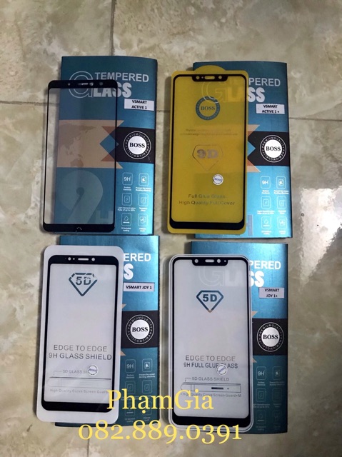 Cường lực Vsmart Active 1+ Full màn hình