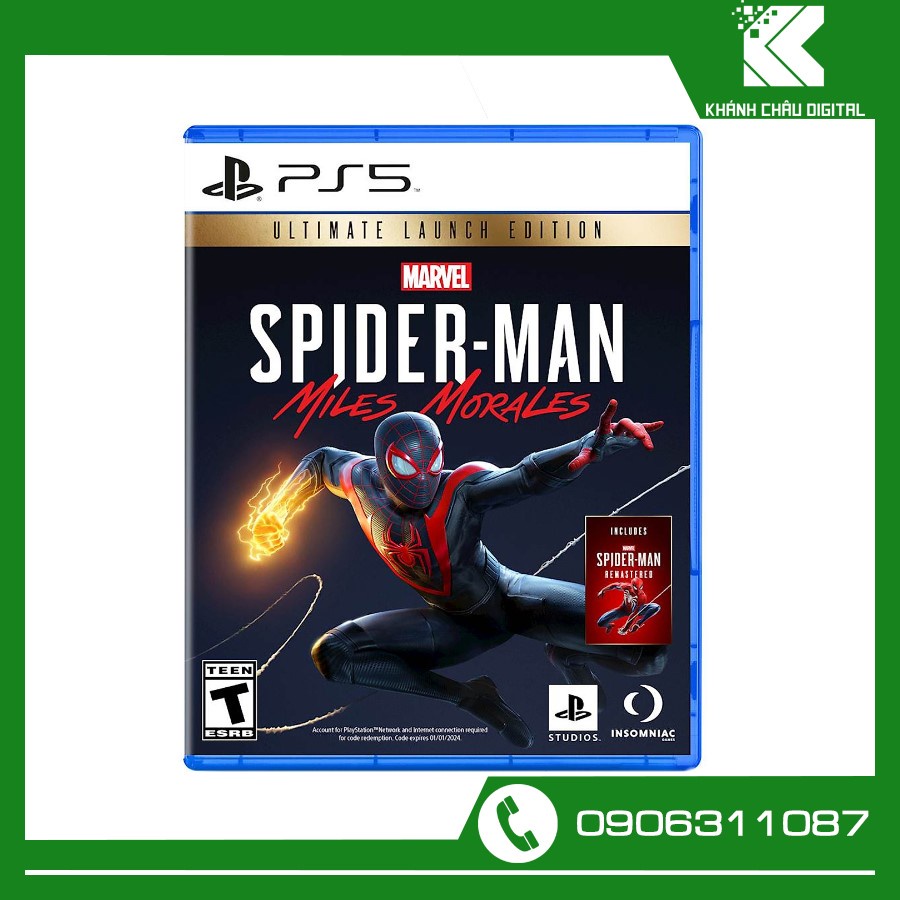 Đĩa Game PS5 Marvel Spider Man Miles Morales Ultimate Launch Edition