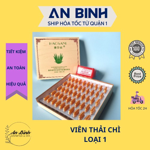 (Q1-HCM) Viên Hút Thải Chì Haosani - Loại 1 Vỉ Bằng Thiết