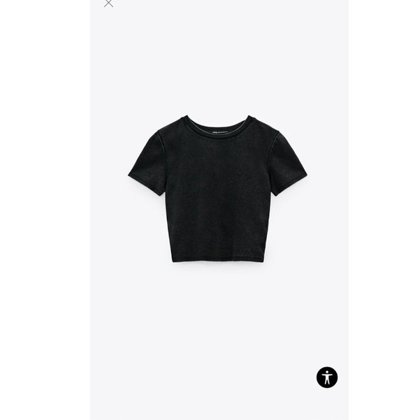 Áo thun phai crop top zr