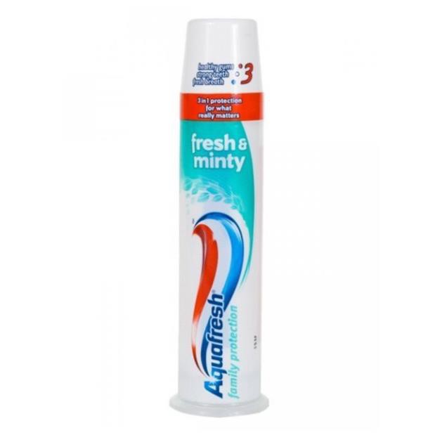 Kem đánh răng dạng ống Aquafresh 100ml, Kem đánh răng chính hãng an toàn HN03