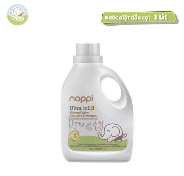 [Mã MKBCNEW16 giảm 8% đơn 400K] Nước Giặt Dầu Cọ Nappi Dạng Chai 1000ml / Túi 700ml An Toàn Cho Da Nhạy Cảm