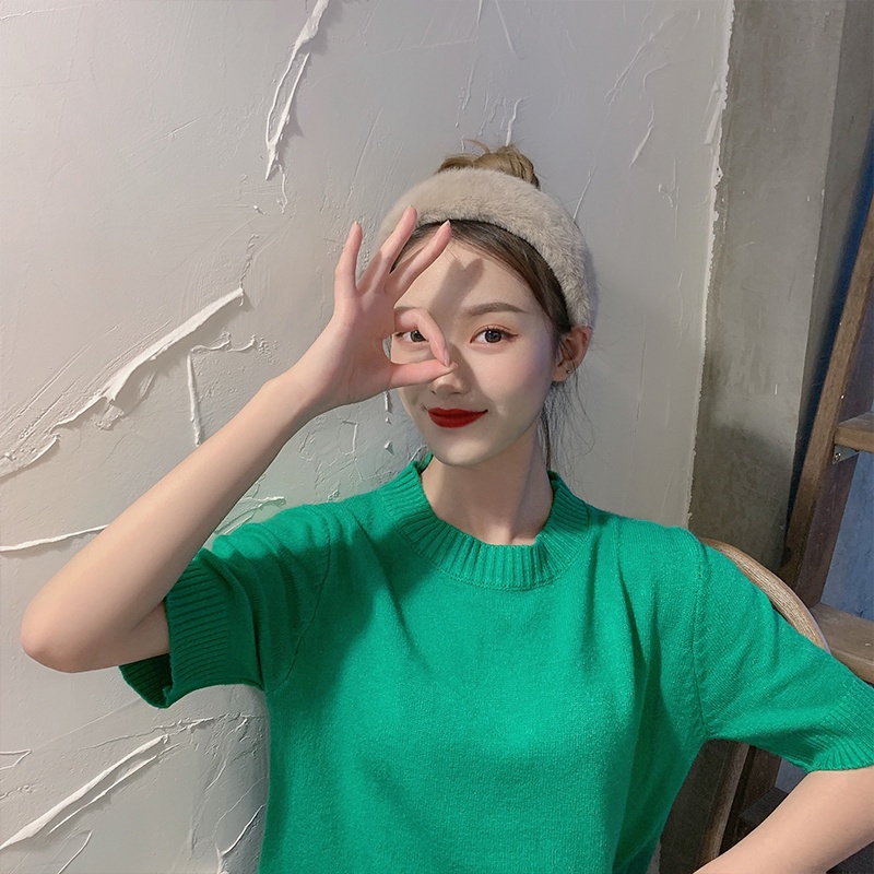 Băng đô phối lông thời trang dành cho nữ